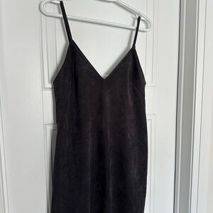 Wilfred Black Suede Mini Dress